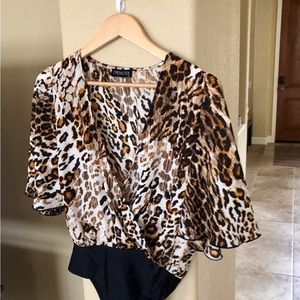 🐆 Animal Print Bodysuit US M